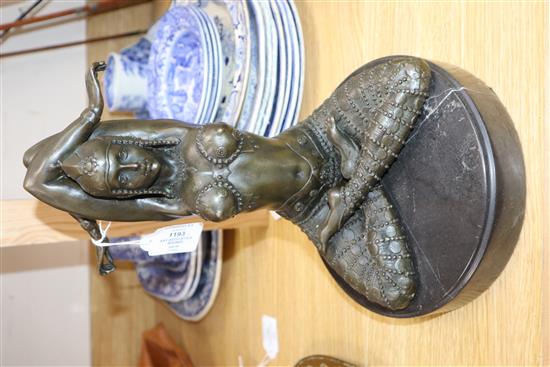 An Art Deco style bronze figure